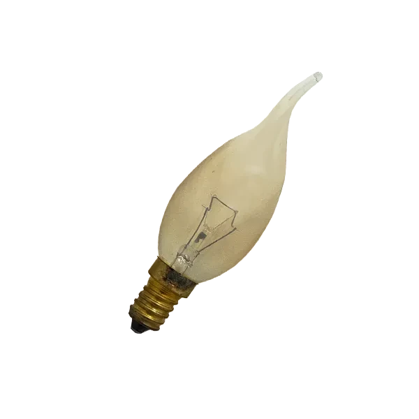 Лампа накаливания декоративная 60W/3000K E14 | Золотая | DECOR С35 FLAME GL | - FOTON LIGHTING