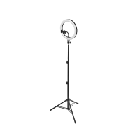 MOBILE CAMERA LIGHT RING 2100 (USB/клипса для моб/2.4м тренога) - светильник для сэлфи LEDV