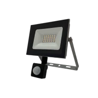 Прожектор светодиодный с датчиком 10W/4200К SENSOR (СЕРЫЙ) 220-240В 850Лм 122x150x45мм - FOTON LIGHTING