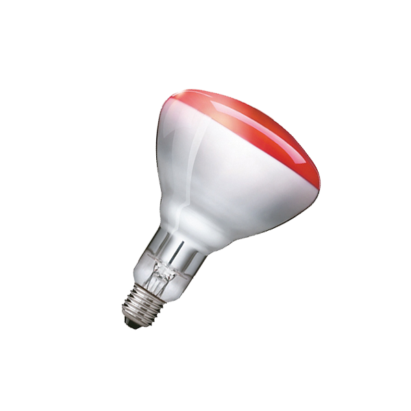 Лампа инфракрасная R125 IR150RH E27 230-250V d125x173 красная - PHILIPS