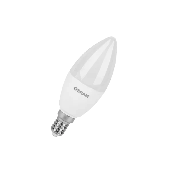 Лампа светодиодная LV 10SW/3000K (=75W) E14 | LED Value 2Y | Свеча | - OSRAM