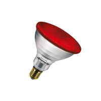 Лампа инфракрасная PAR38 IR175R E27 230V d121x136 красная - PHILIPS
