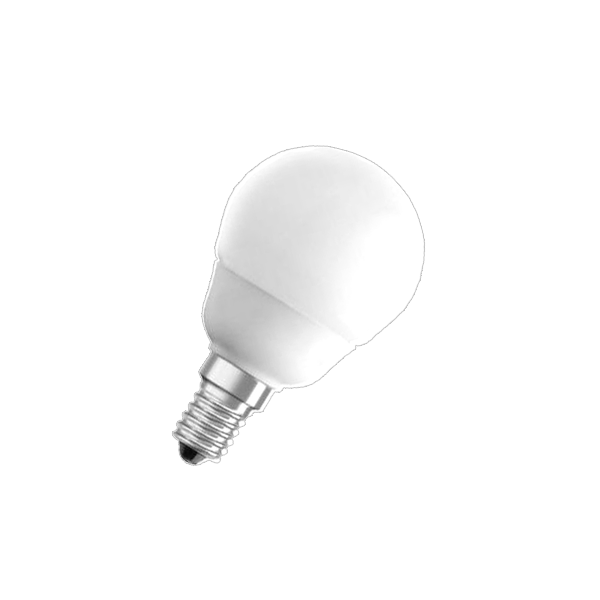 Лампа КЛЛ ШАРИК 6W/2500К E14 220-240V 235lm d46x85 10000h - OSRAM DPRO MIBU