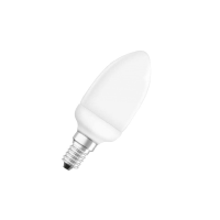 Лампа КЛЛ СВЕЧА 7W/4000K E14 220-240V 300Lm d37x108 6000ч - GE