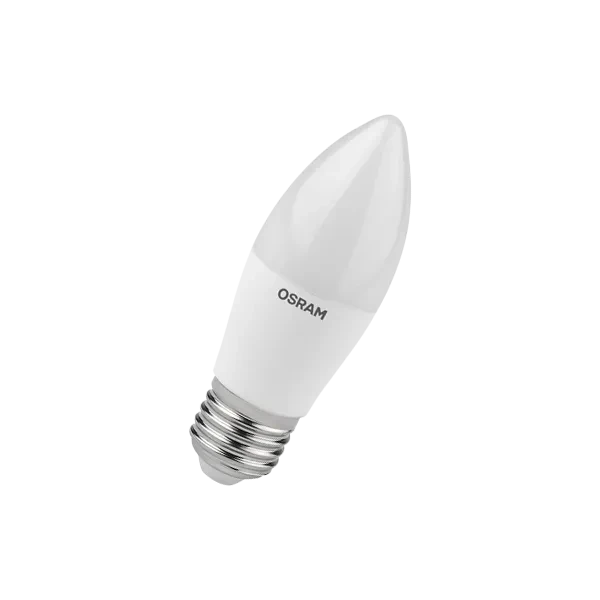 Лампа светодиодная LV 12SW/3000K (=100W) E27 | LED Value 2Y | Свеча | - OSRAM