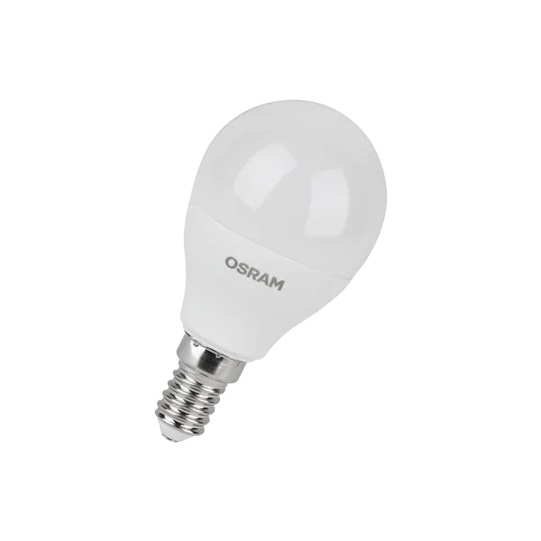 Лампа светодиодная LV 12SW/3000K (=100W) E14 | LED Value 2Y | Шарик | - OSRAM