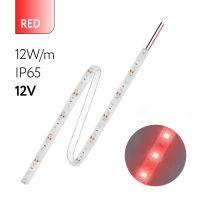 FL-Strip 2835 | 12V IP65 RED 12W/m 1250Lm/m | Катушка - 5 метров | - Светодиодная лента FOTON LIGHTING