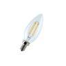Лампа светодиодная филаментная Свеча 7.5W/3000К (=75W) E14 220-240V | FL-LED Filament C35 | - FOTON LIGHTING
