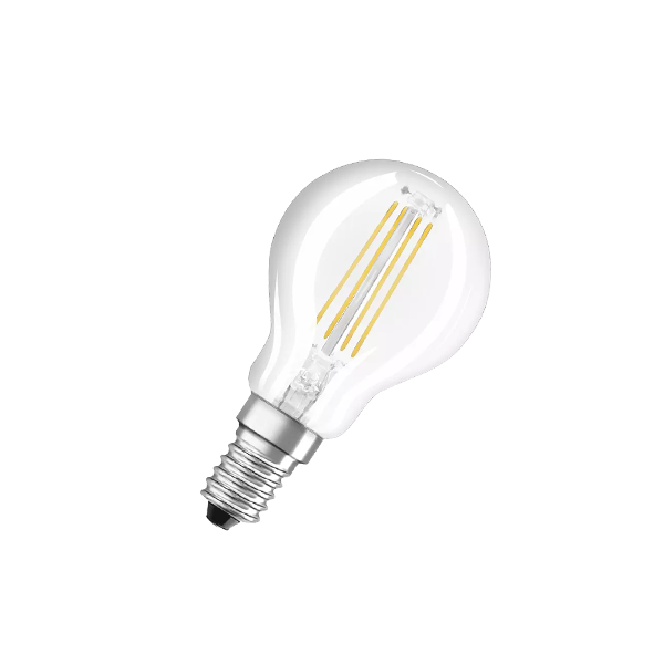 Лампа светодиодная филаментная 5W/4000К (=60W) DIM E14 | Шарик | LED Star 2Y | - OSRAM
