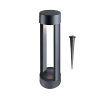 Светильник светодиодный садово-парковый 12W/3000K | h=300mm IP65 1200Lm Чёрный | FL-LED GardenPipe | - FOTON LIGHTING