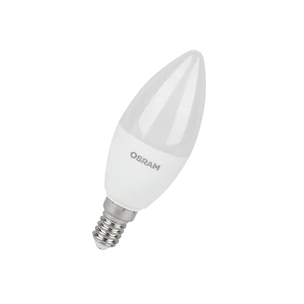 Лампа светодиодная LV 12SW/6500K (=100W) E14 | LED Value 2Y | Свеча | - OSRAM