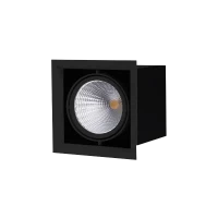 Светильник светодиодный карданный 1x30W 4000K | 2400Lm Чёрный | FL-LED Grille-111-1 | - FOTON LIGHTING